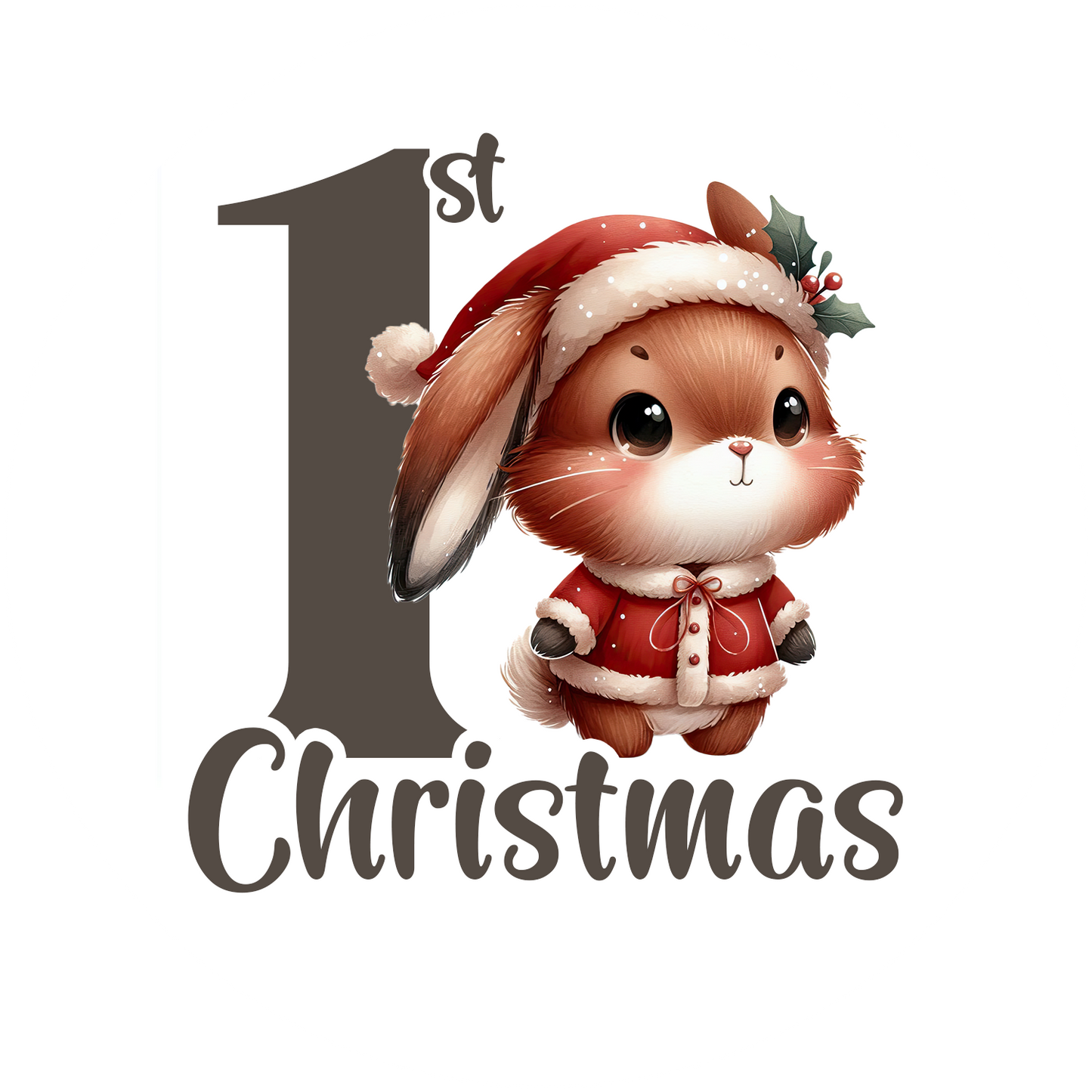 First Christmas Ornaments- Bunny