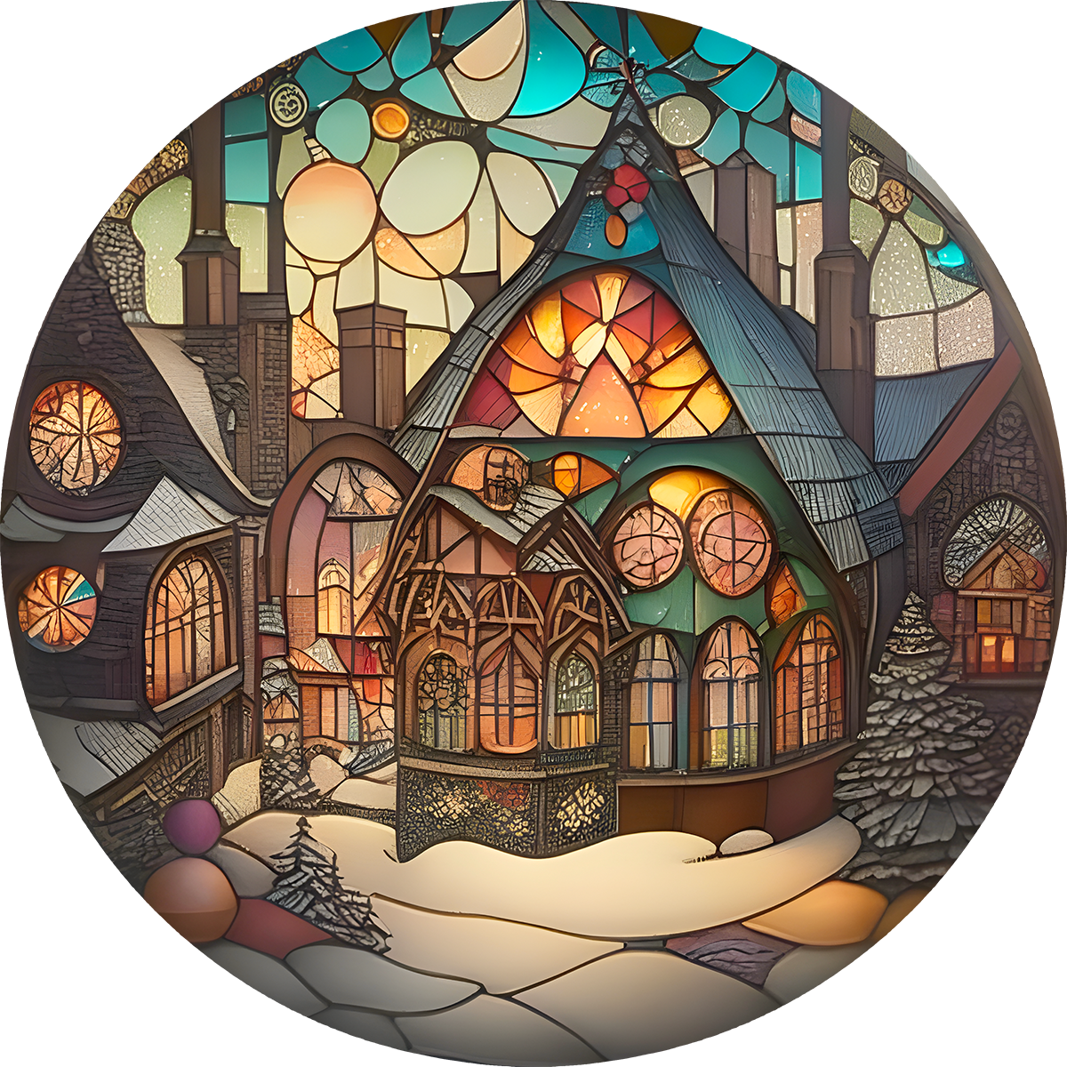 Ornaments Stain Glass