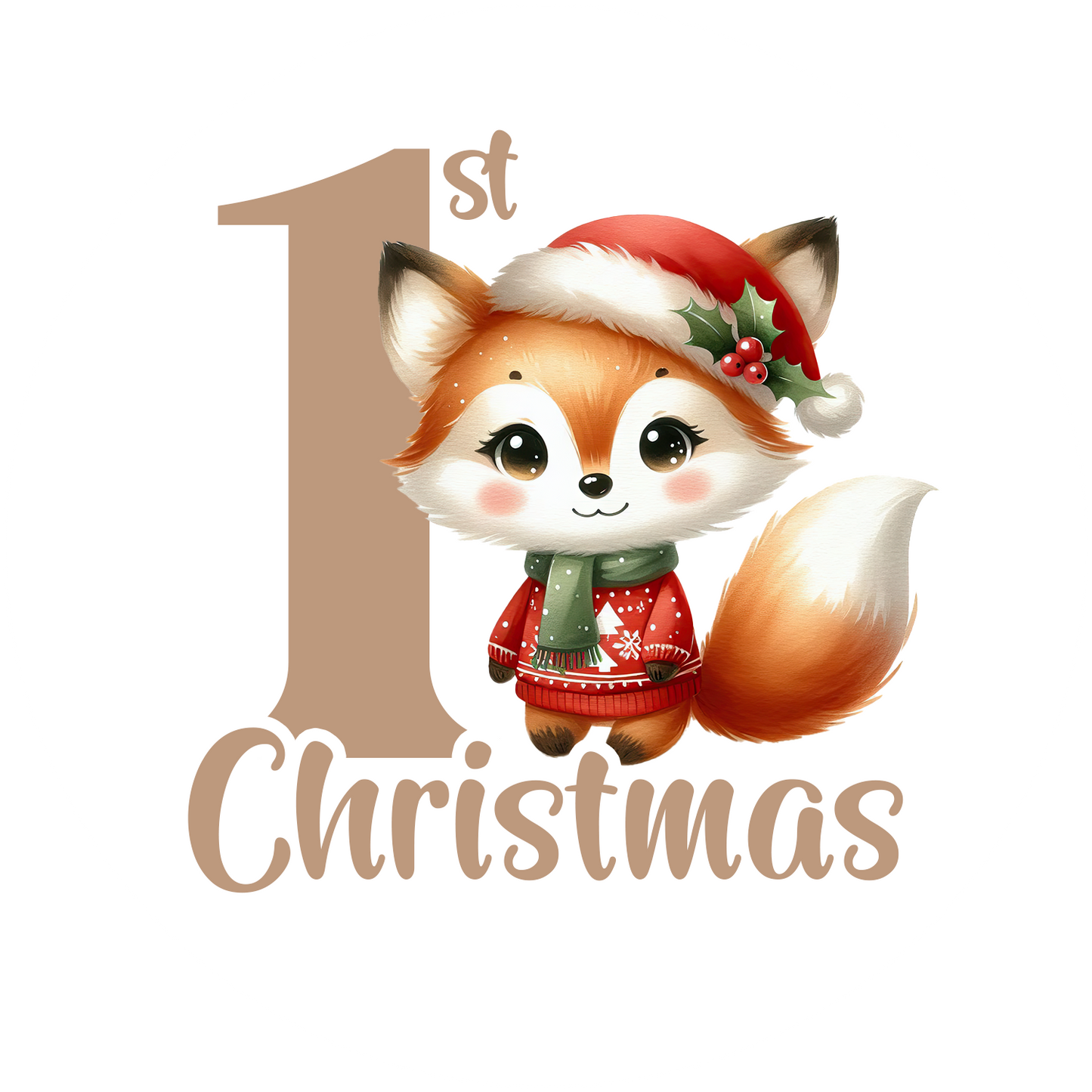First Christmas Ornaments- Fox