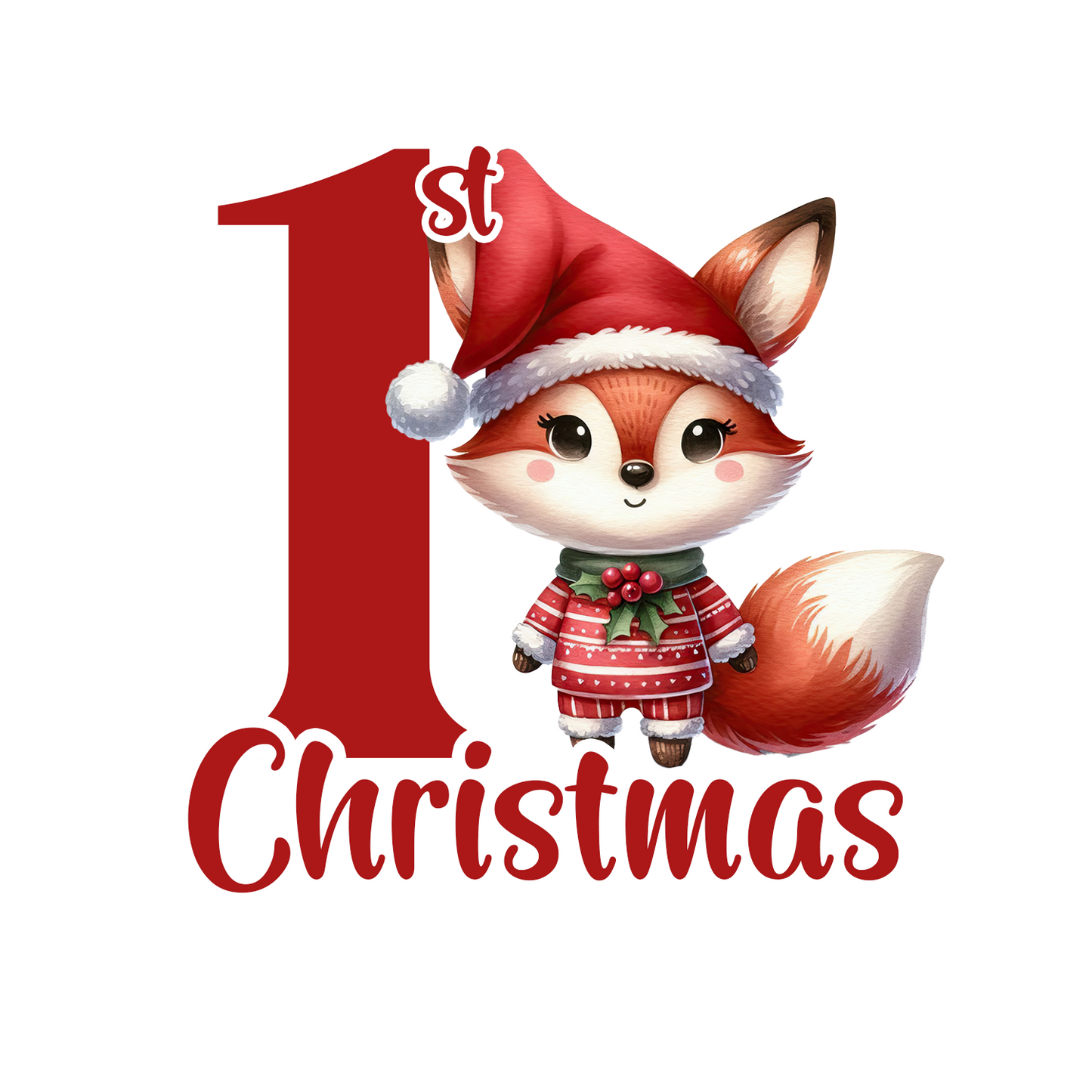 First Christmas Ornaments- Fox