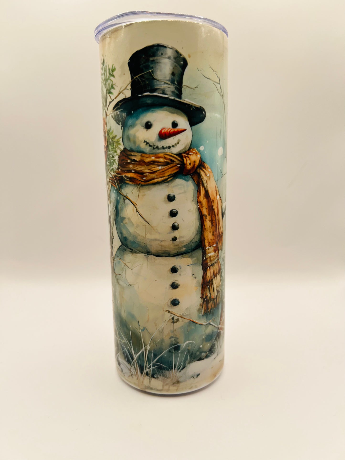 Snowman 20 oz tumbler