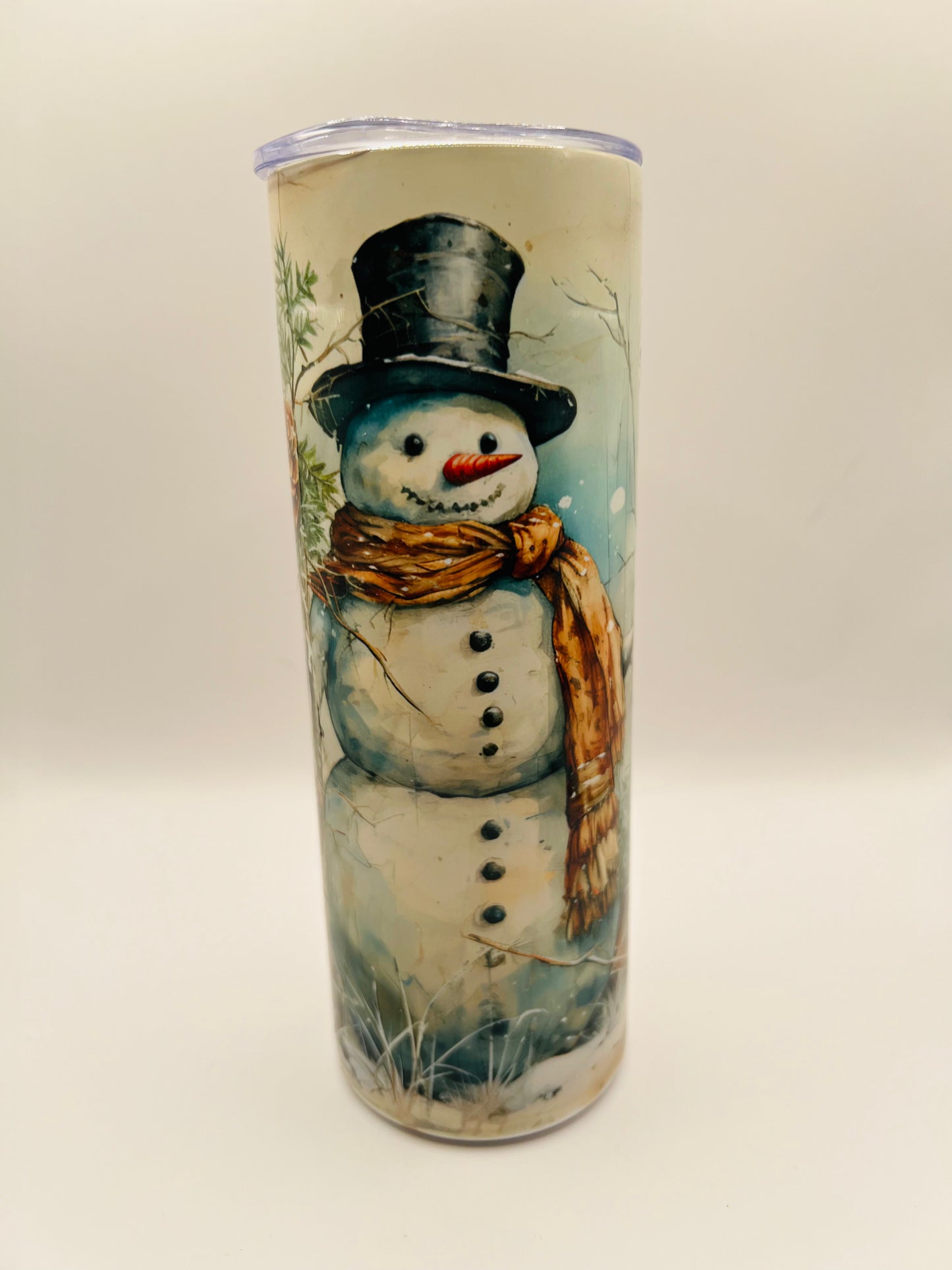 Snowman 20 oz tumbler