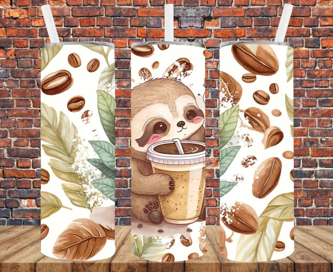 Sloth Coffee Tumbler
