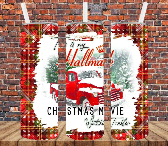 Hallmark Christmas Movie Tumbler