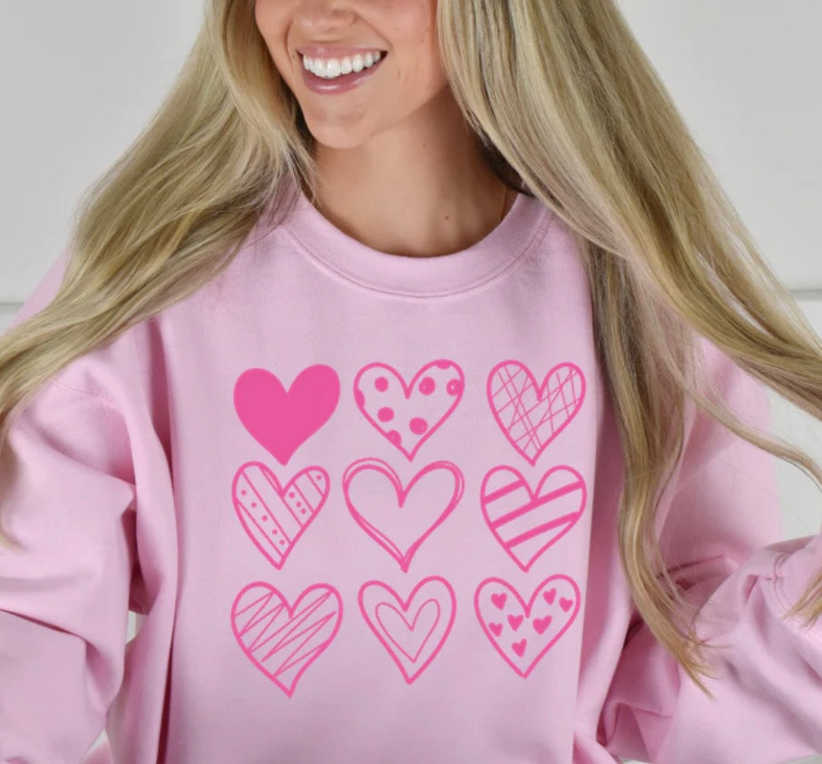 Valentines Heart Sweatshirt
