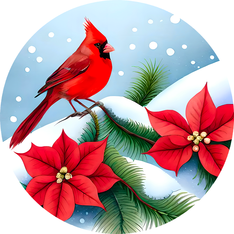 Ornament- Cardinal