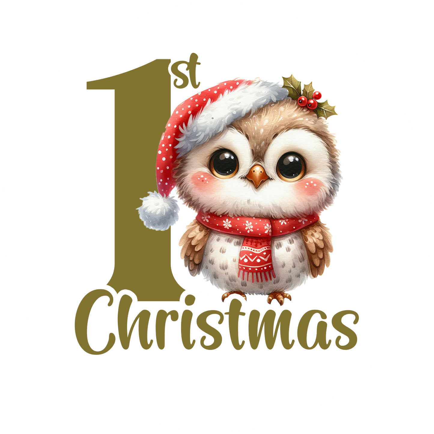 First Christmas Ornaments- Owl