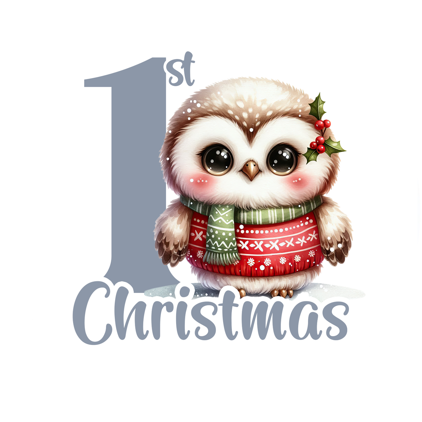 First Christmas Ornaments- Owl