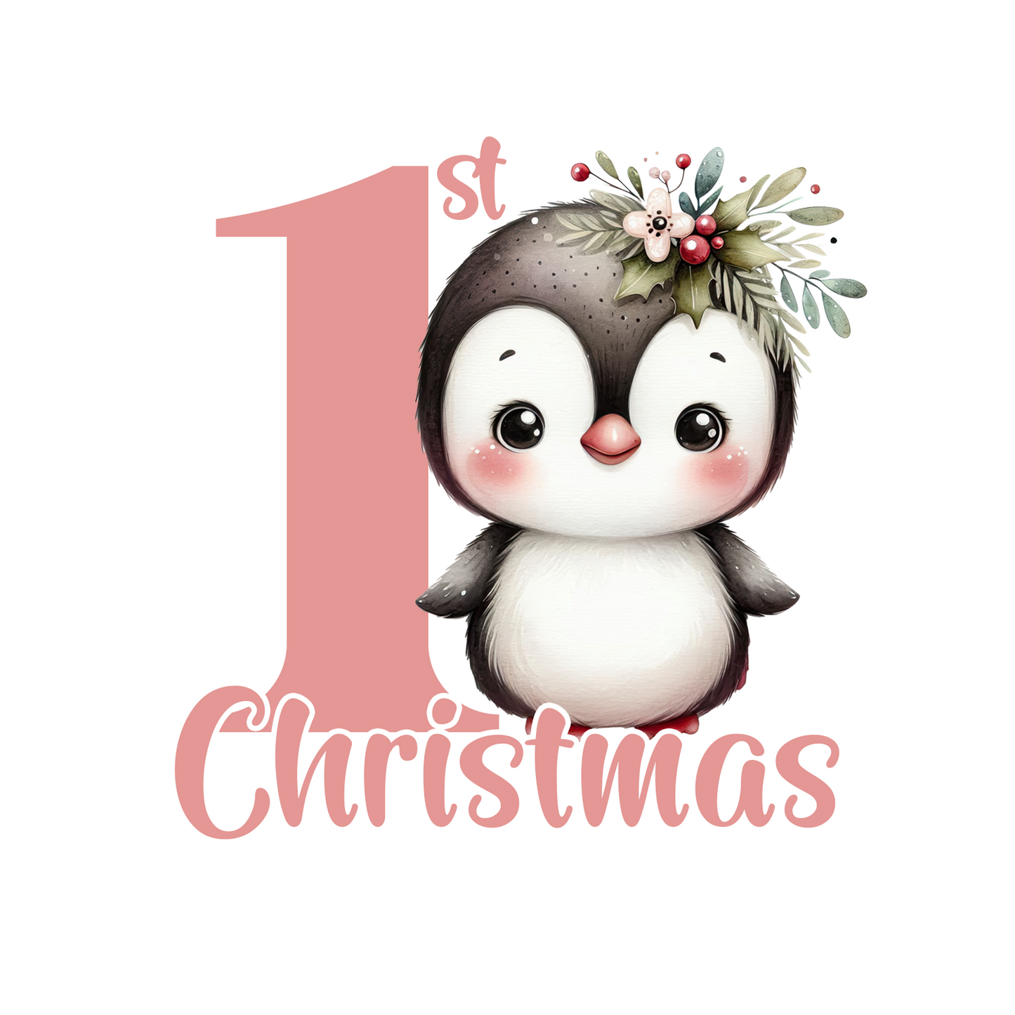 First Christmas Ornaments- Penguin