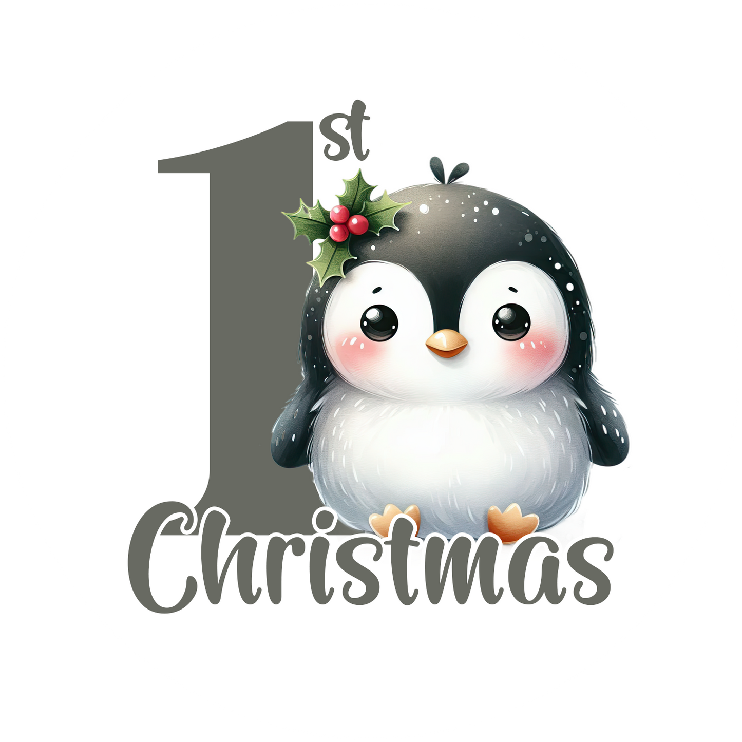 First Christmas Ornaments- Penguin