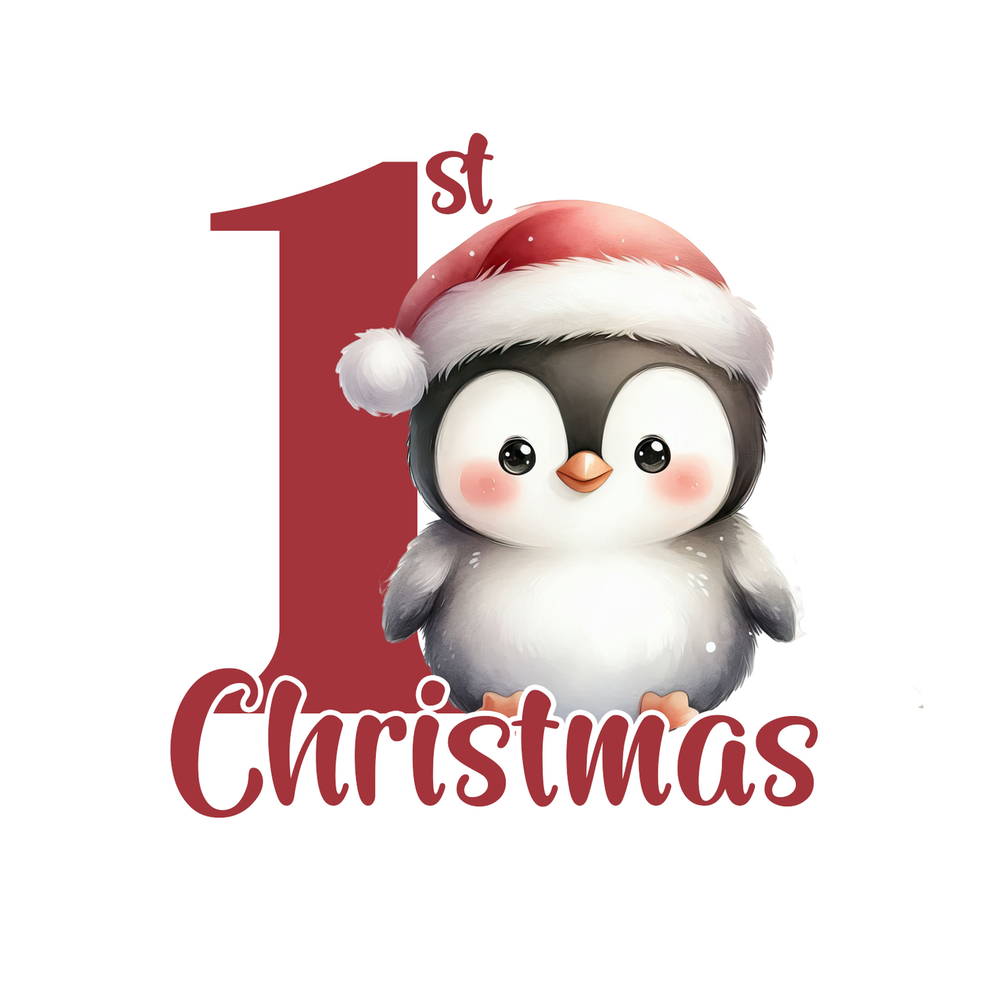 First Christmas Ornaments- Penguin