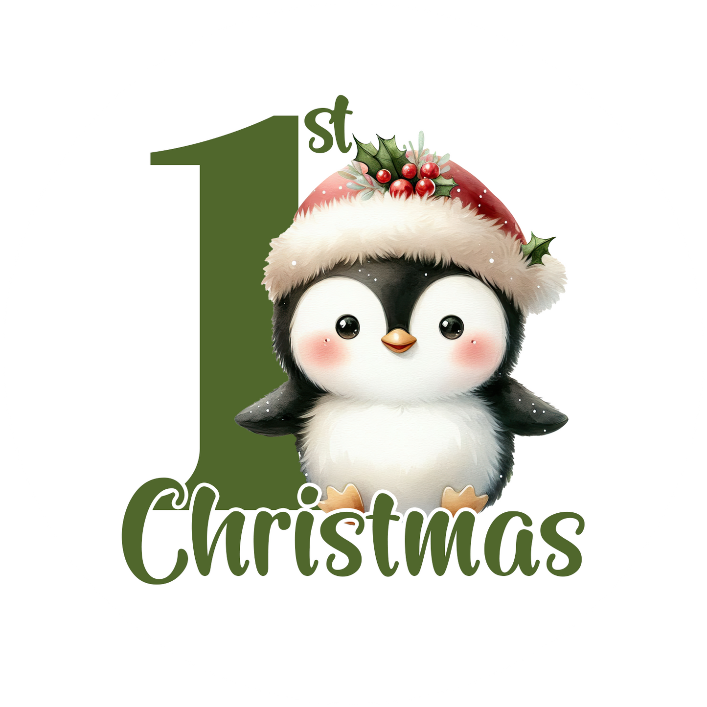 First Christmas Ornaments- Penguin