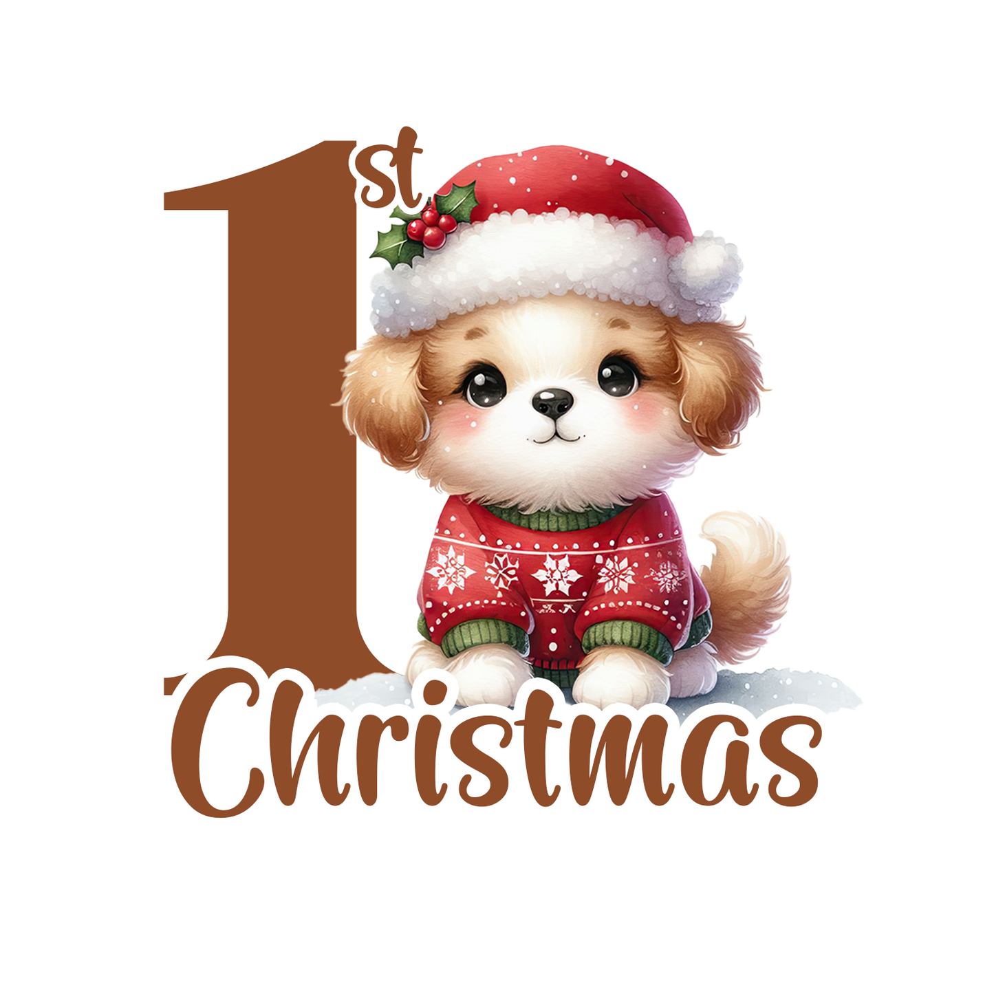 First Christmas Ornaments- Puppy