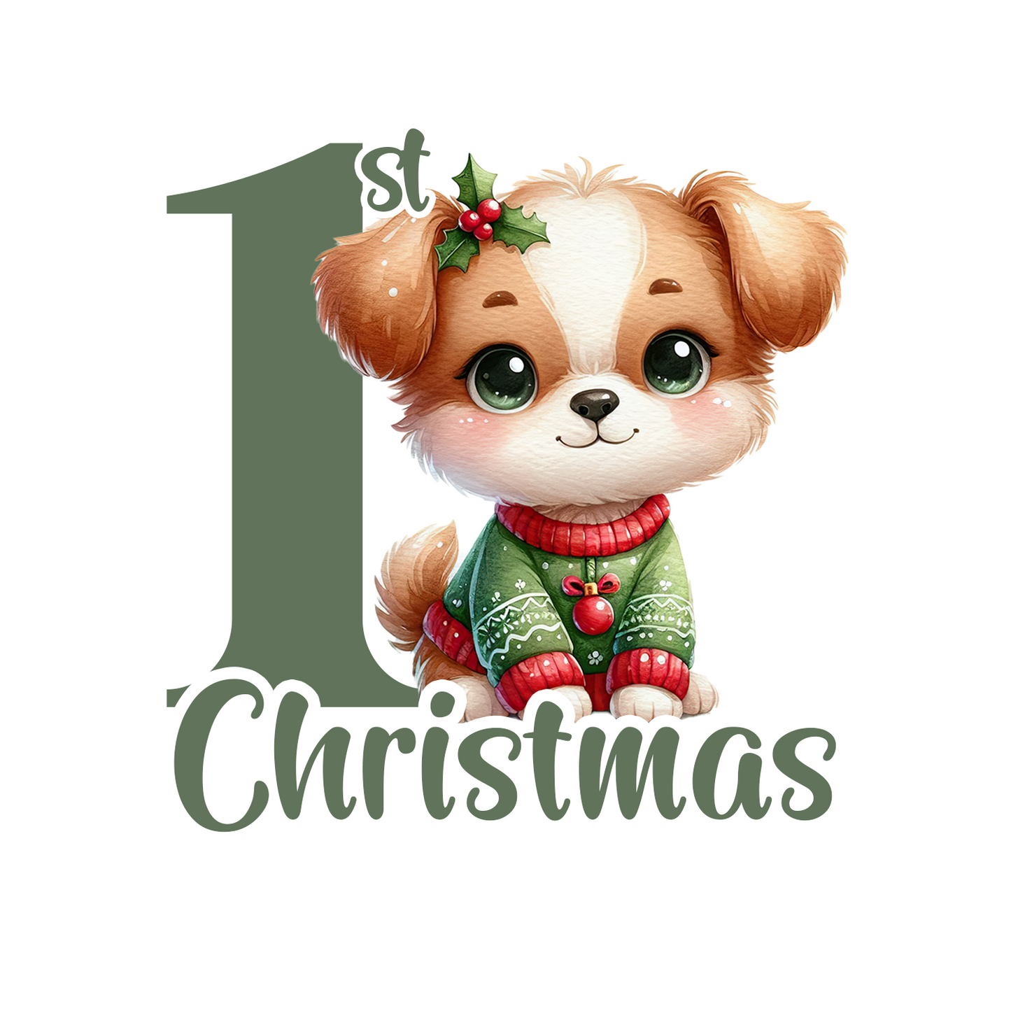 First Christmas Ornaments- Puppy