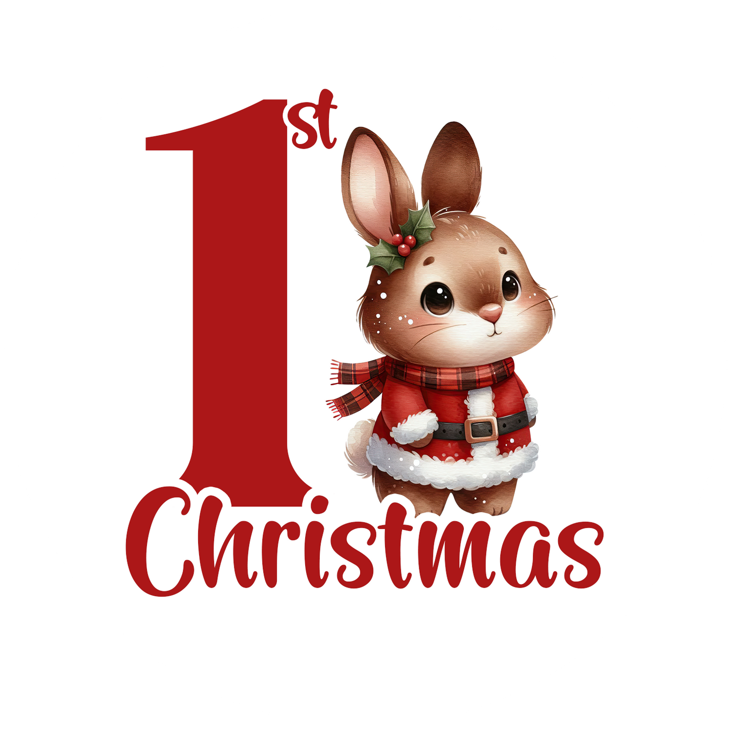 First Christmas Ornaments- Bunny