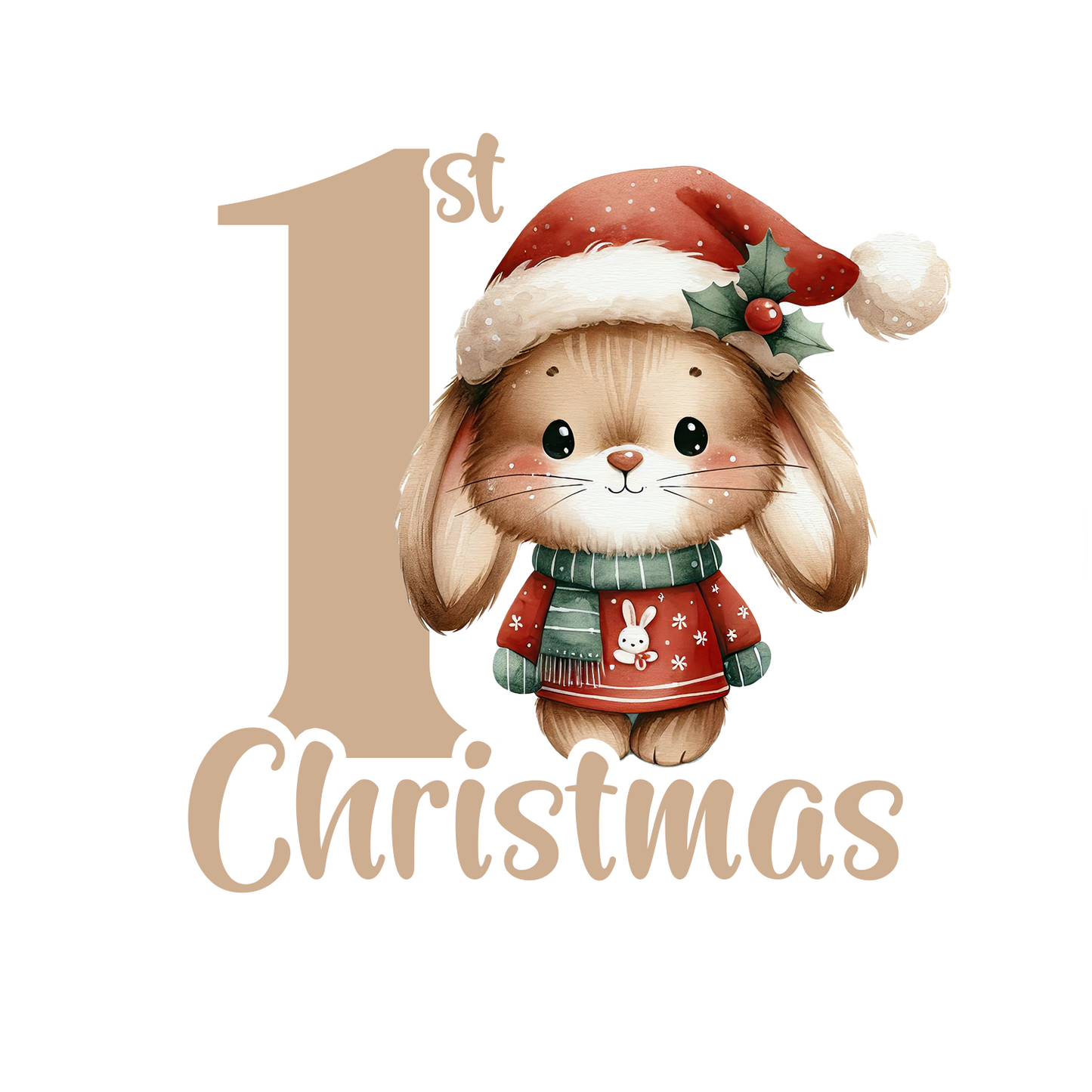 First Christmas Ornaments- Bunny