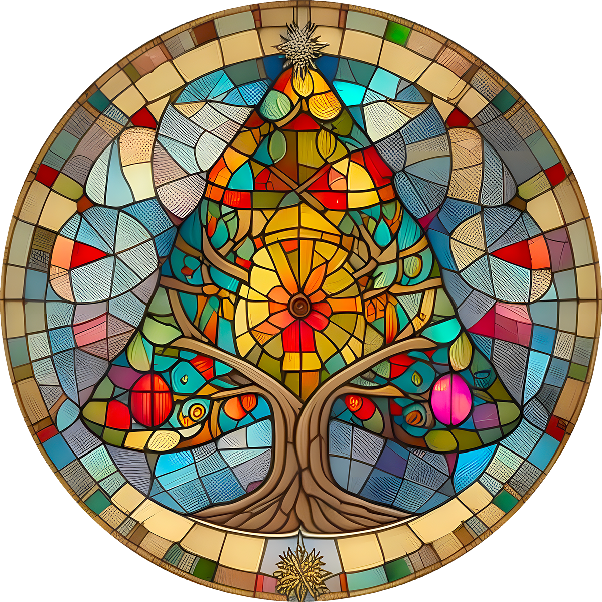 Ornaments Stain Glass