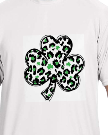 St. Patrick Day Clover Short Sleeve Shirt