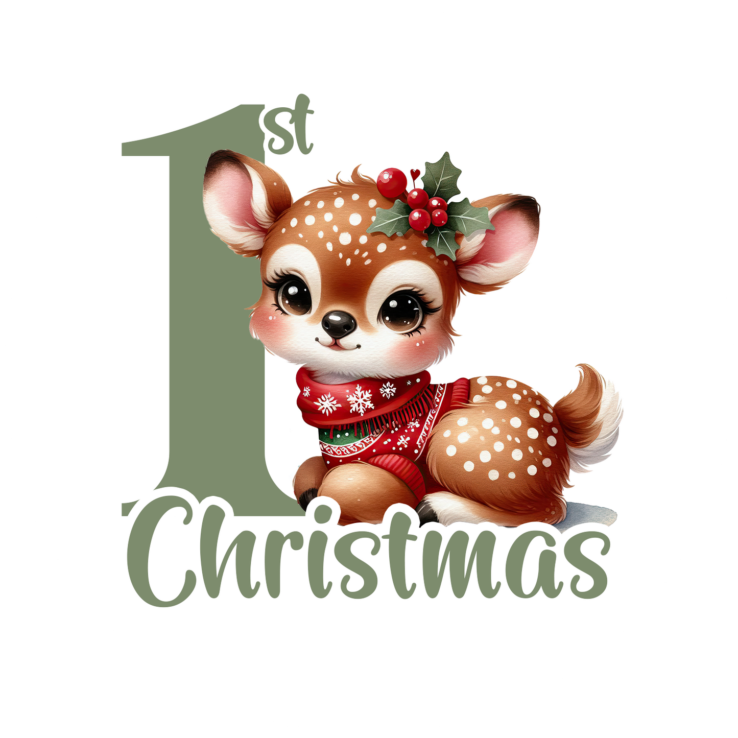 First Christmas Ornaments- Fawn