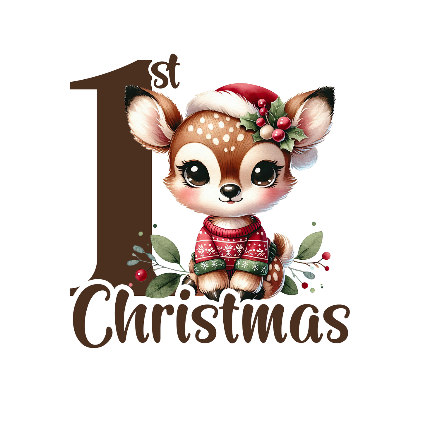 First Christmas Ornaments- Fawn