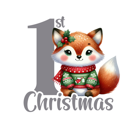 First Christmas Ornaments- Fox