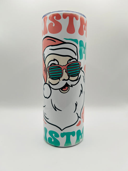Santa Christmas 20 oz Tumbler