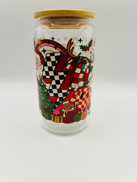 Retro Christmas 16 oz Libby Mug