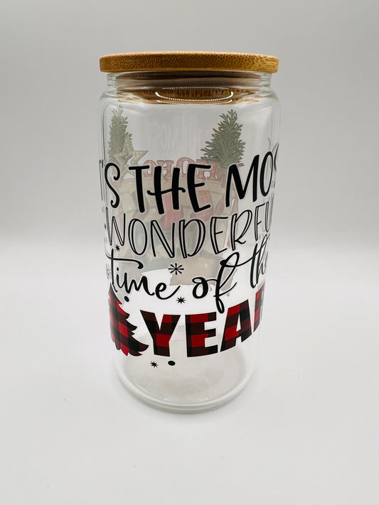 Most Wonderful Time of the Year 16 oz Libby Mug