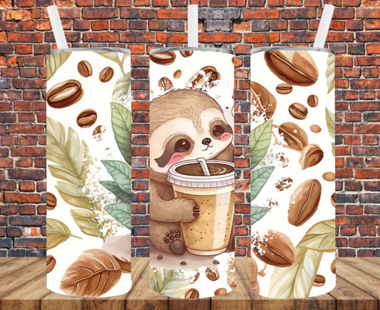 Sloth Coffee Tumbler