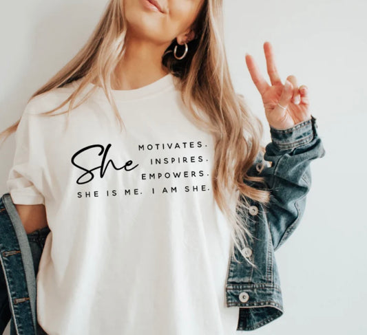 Tee Shirt She is Me