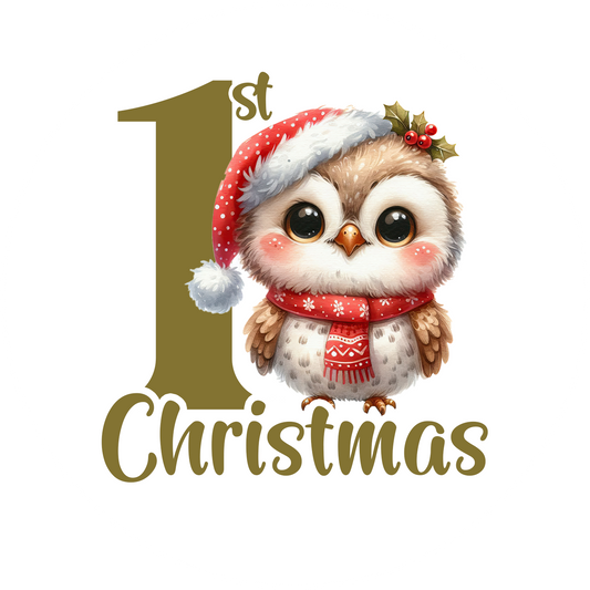 First Christmas Ornaments- Owl