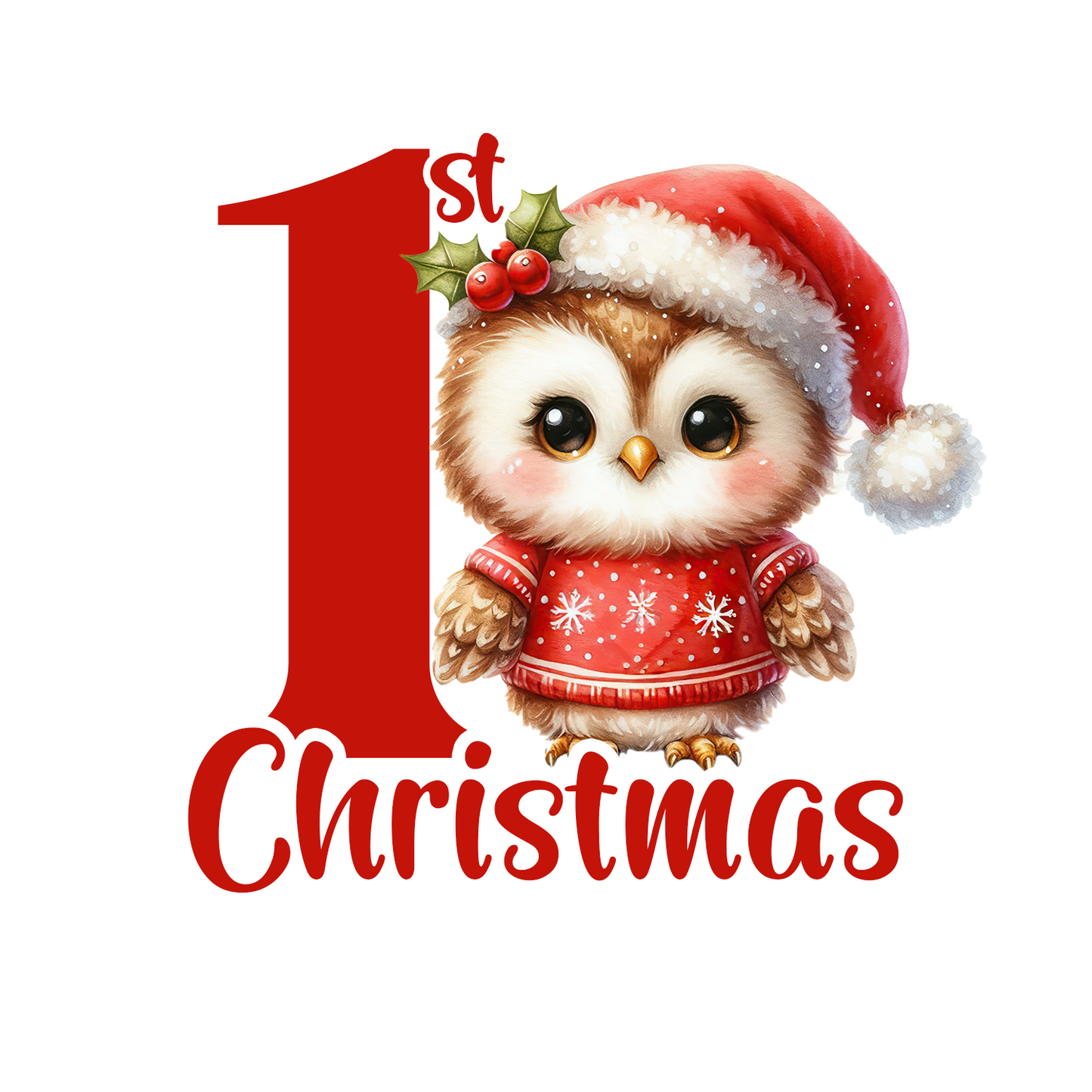First Christmas Ornaments- Owl