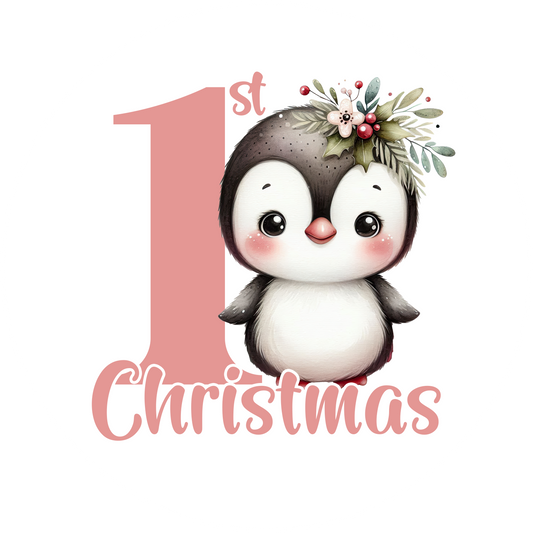 First Christmas Ornaments- Penguin
