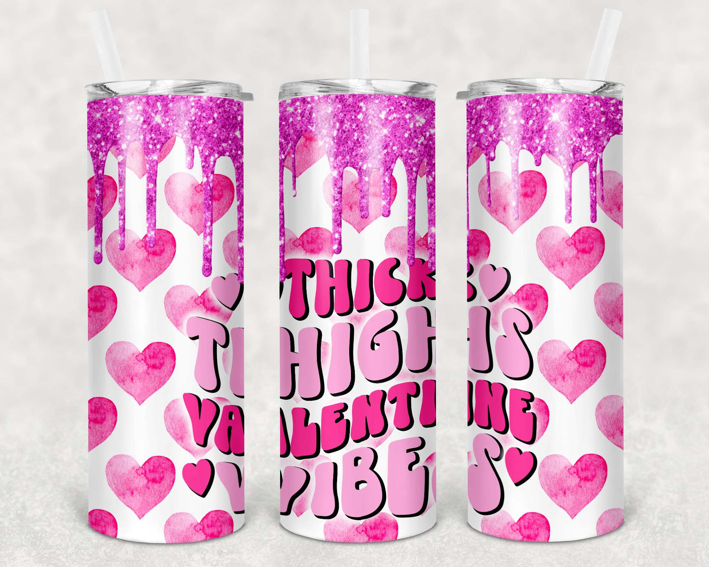 Valentine Tick Thighs Tumbler